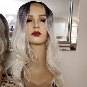 NEW Lace front Sleek  Ombre Wig with Layered Waves